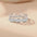 Wholesale S925 sterling silver exquisite zircon double-layer ring