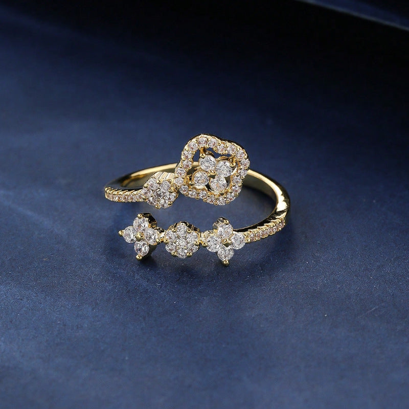 Wholesale Exquisite Design Open-Ended  Ring