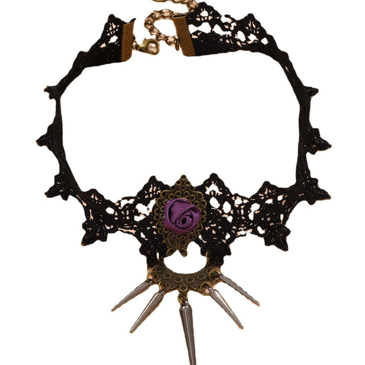 Wholesale  Halloween punk lace jewelry clavicle necklace