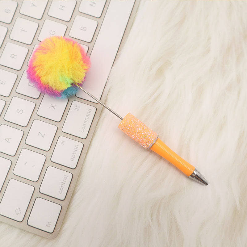 Wholesale Beadable Pens Sugar Gypsophila Hair Ball DIY Beaded Pen ACC-PN-CY004