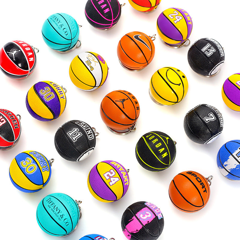 Wholesale Letter Basketball Creative Keychain ACC-KC-Teguang004