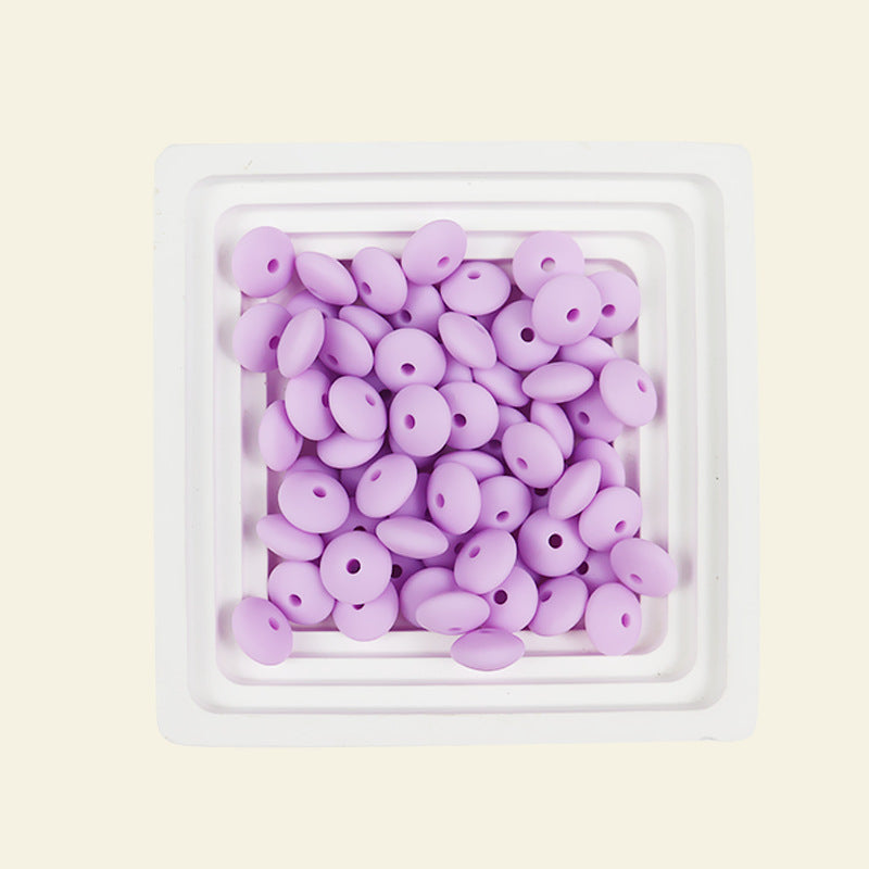 Wholesale 100pcs Abacus Beads 12mm Silicone Flat Beads DIY for Beadable ACC-BDS-JIaHao002