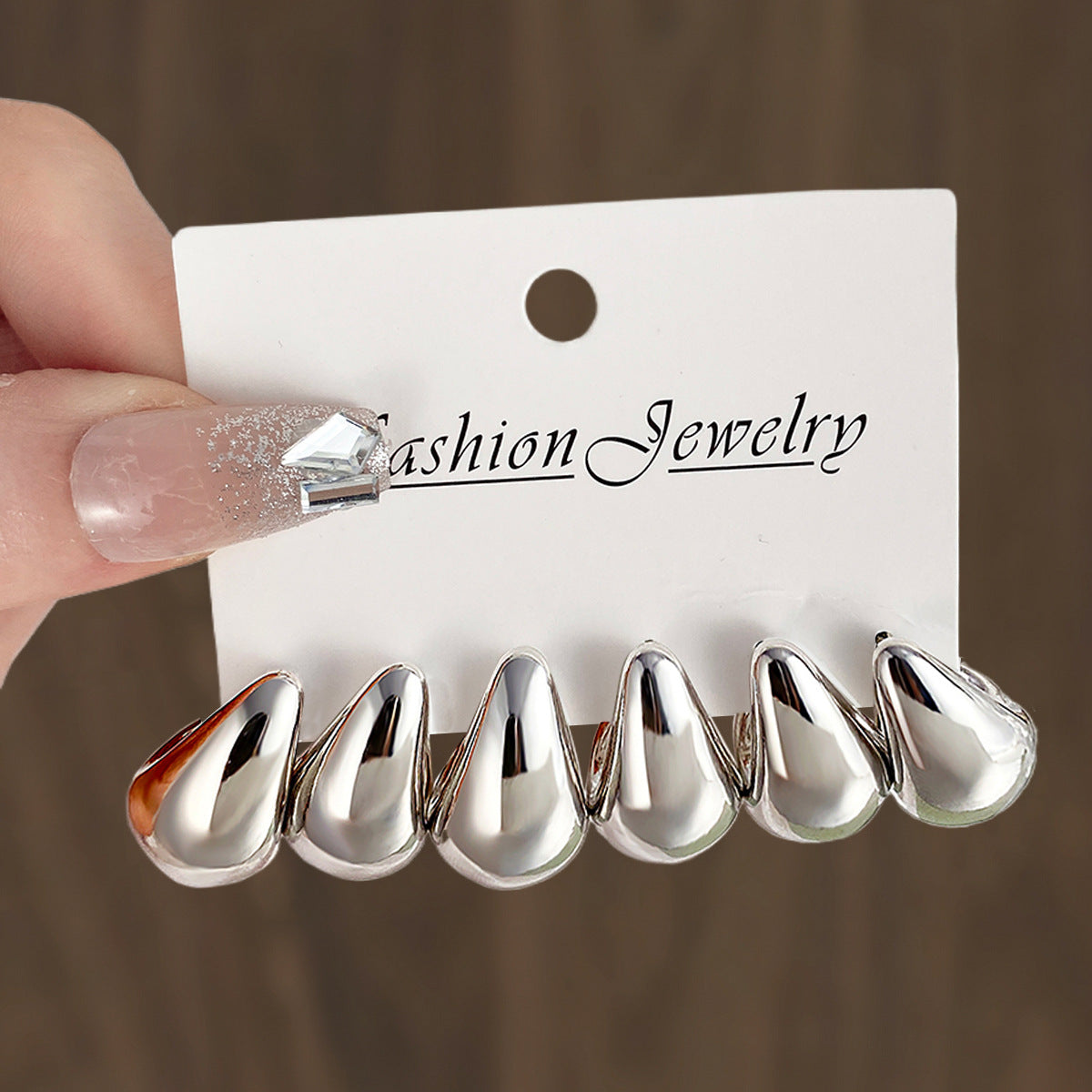 Wholesale Multicolor Earrings suit Personality Exaggerated Water Drops  Earrings