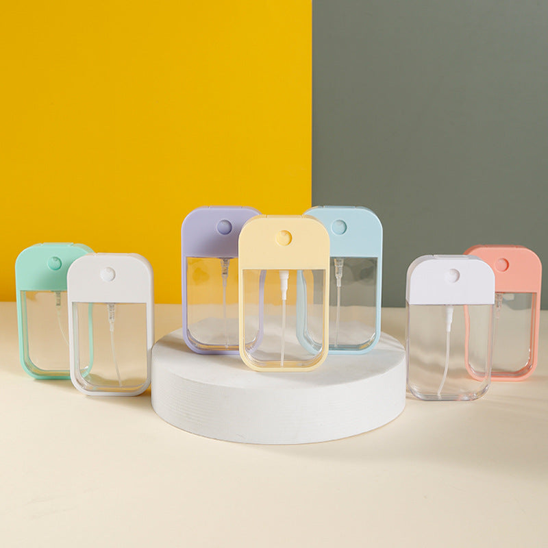 Wholesale Transparent 45ml Card Spray Bottle Keychains