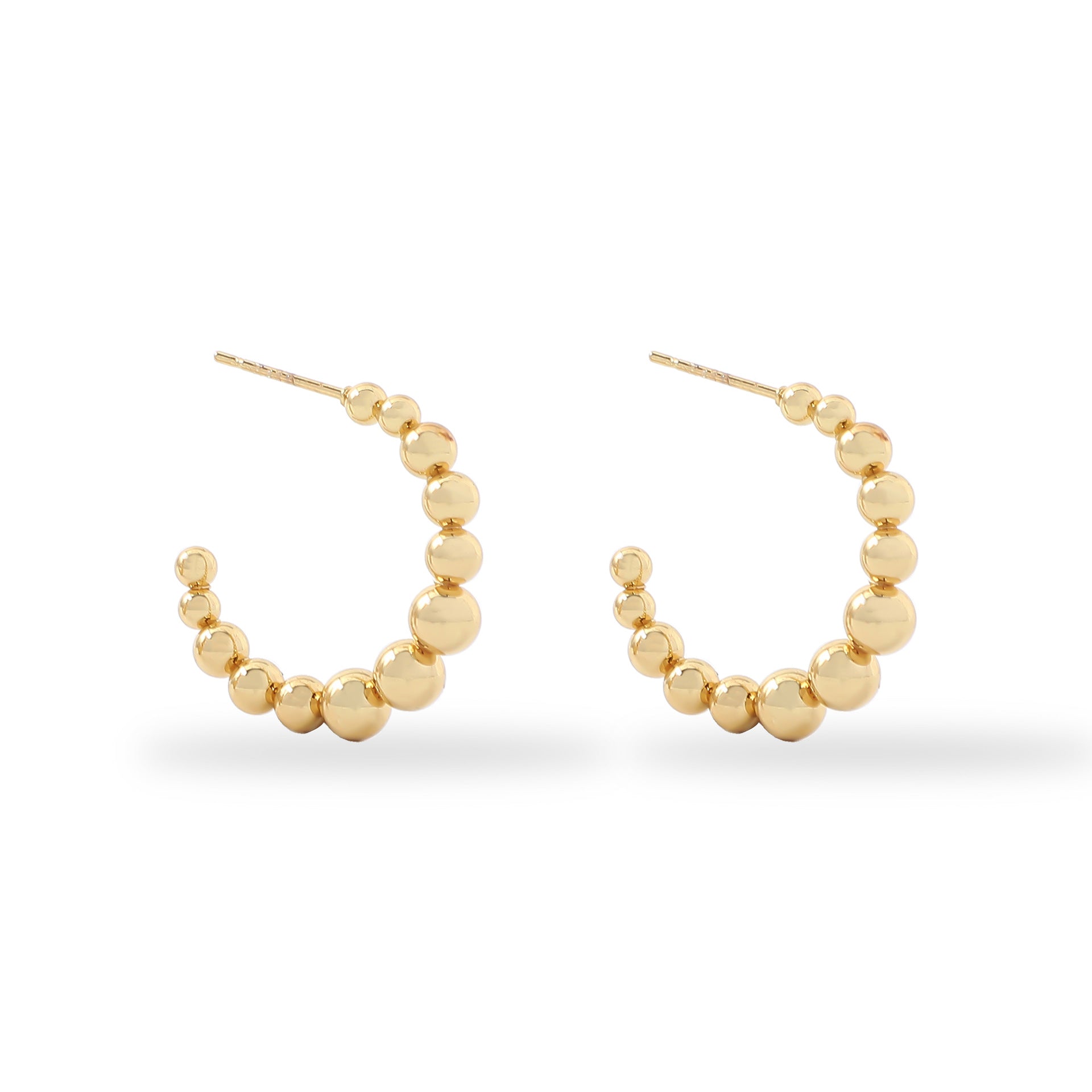 Wholesale Stainless Steel Earrings 18K Gold Titanium Steel ACC-ES-MuShan054