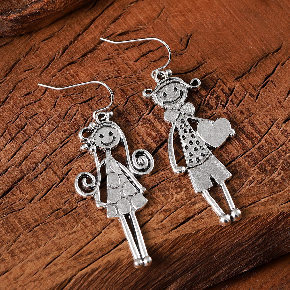 Wholesale heart earrings vintage earrings