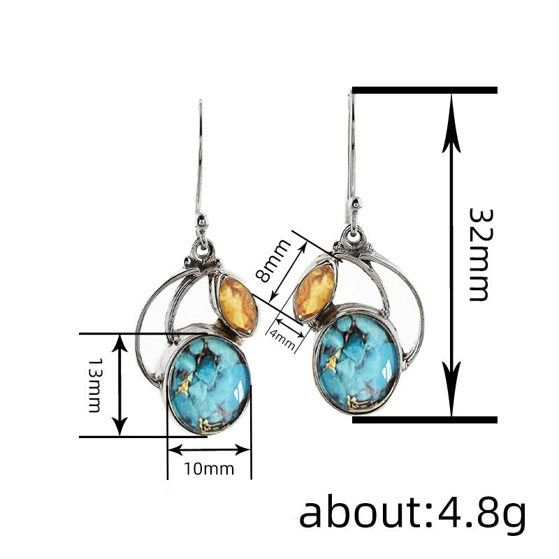 Accessori naturali all'ingrosso Orecchini squisiti ed eleganti