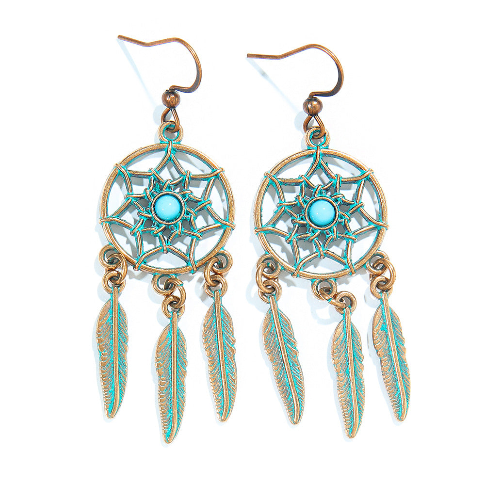 Wholesale Bohemian Tribal Ethnic Style Earrings for Holiday Travel Fashion Accessory