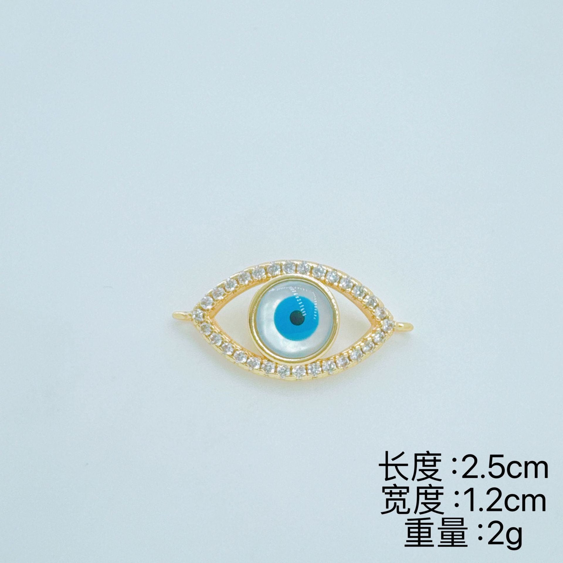 Wholesale Vintage Evil Eye Bracelet Gold Plated Copper Fashion Jewelry Gift for Women