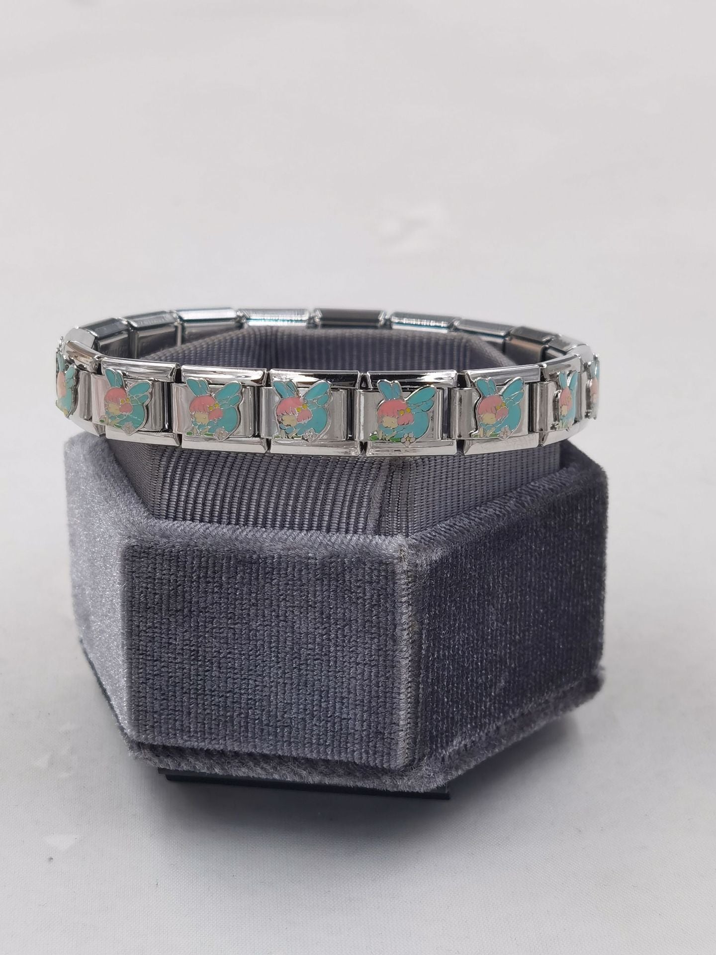 Wholesale Italian Charm Bracelet 9mm DIY Splicing Removable Stainless Steel Cartoon Composable Bracelet ACC-BT-XY041