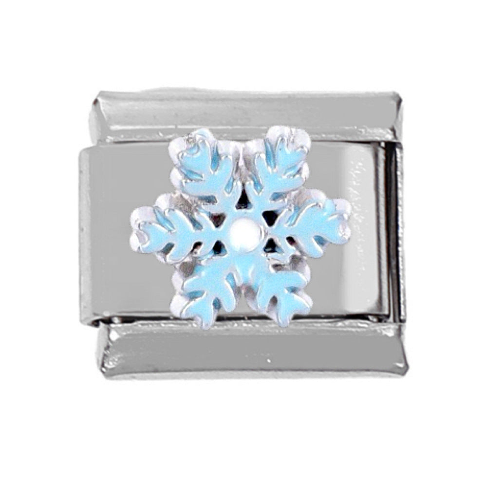 Wholesale 5pcs Italian Charm Bracelet 9mm DIY Splicing Snowflake Rainbow Star Moon Stainless Steel Composable Bracelet