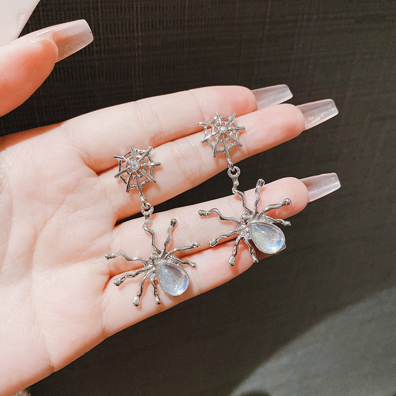 Wholesale moonstone  three-dimensional  ear jewelry earrings