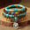 Wholesale Western Cowboy Style Turquoise Multi-layer Beaded Bracelet