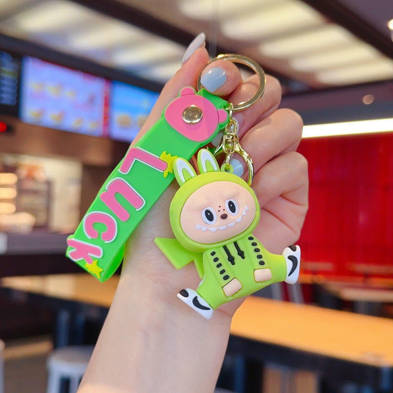 Wholesale Cute cartoon silicone keychain