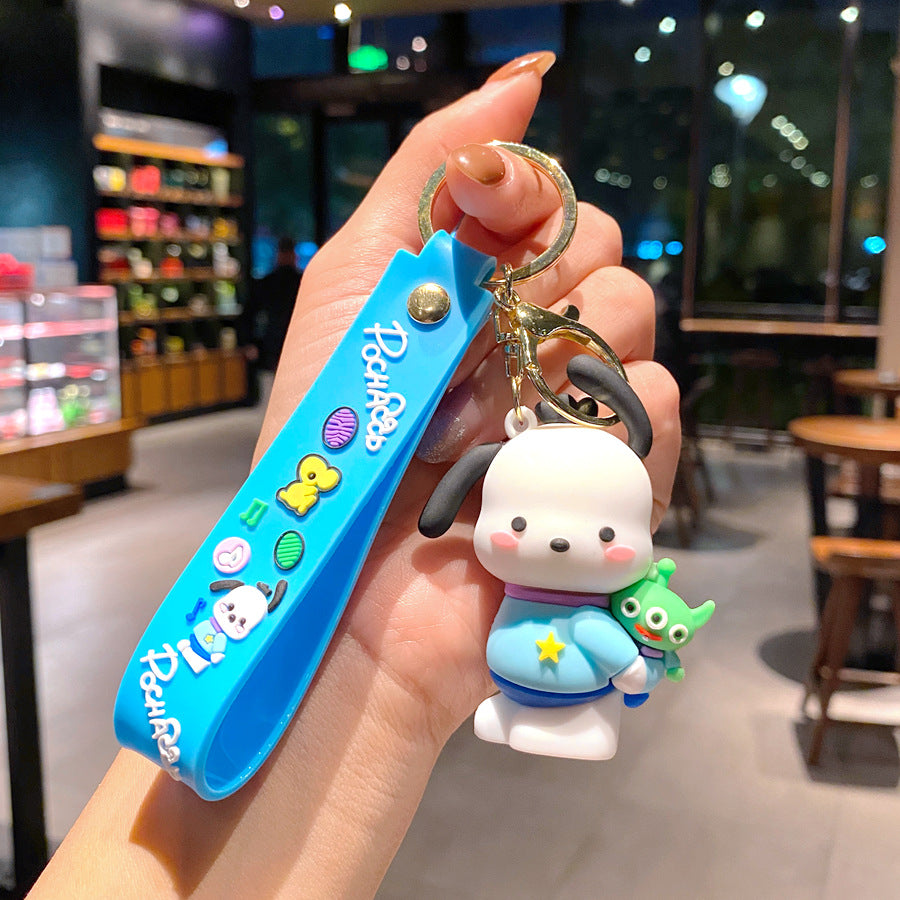Wholesale Cartoon PVC Soft Glue Cute Keychain ACCVIP-KC-GongZ029