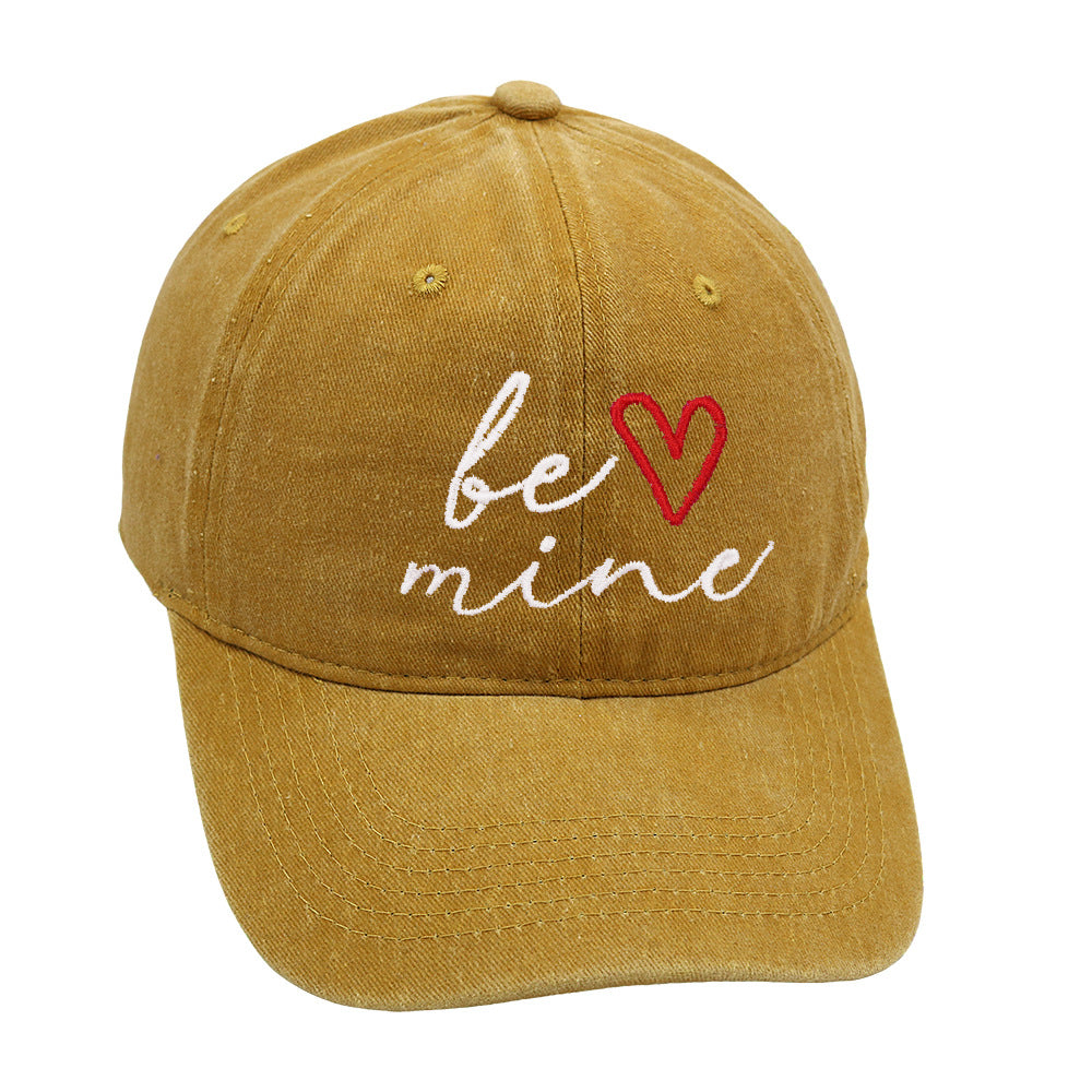 Wholesale Valentine's Day Embroidered Couple Baseball Caps
