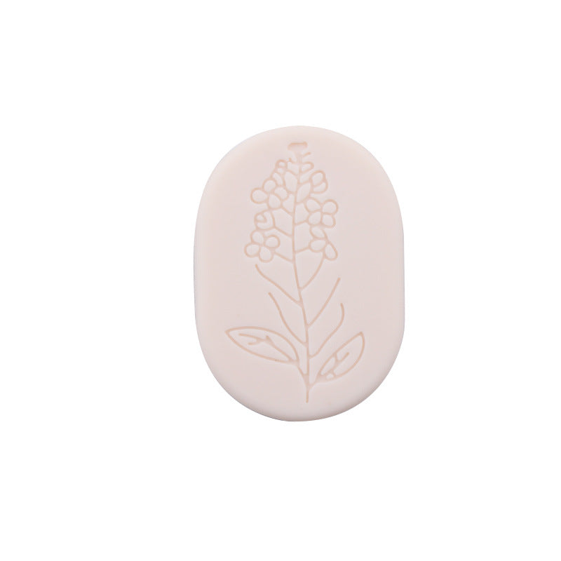 Wholesale 5pcs Silicone Round Corner Blocks Printing Focal Beads ACC-BDS-GuangTian031