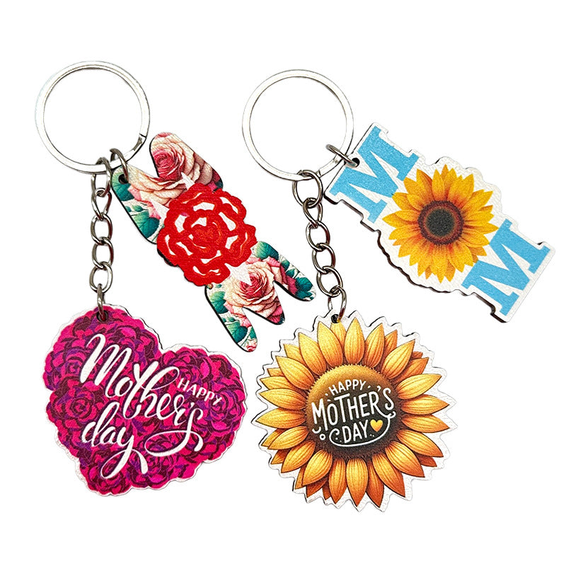 Wholesale Mother's Day Love MAMA Keychain Creative Keychain ACC-KC-TuoYi004