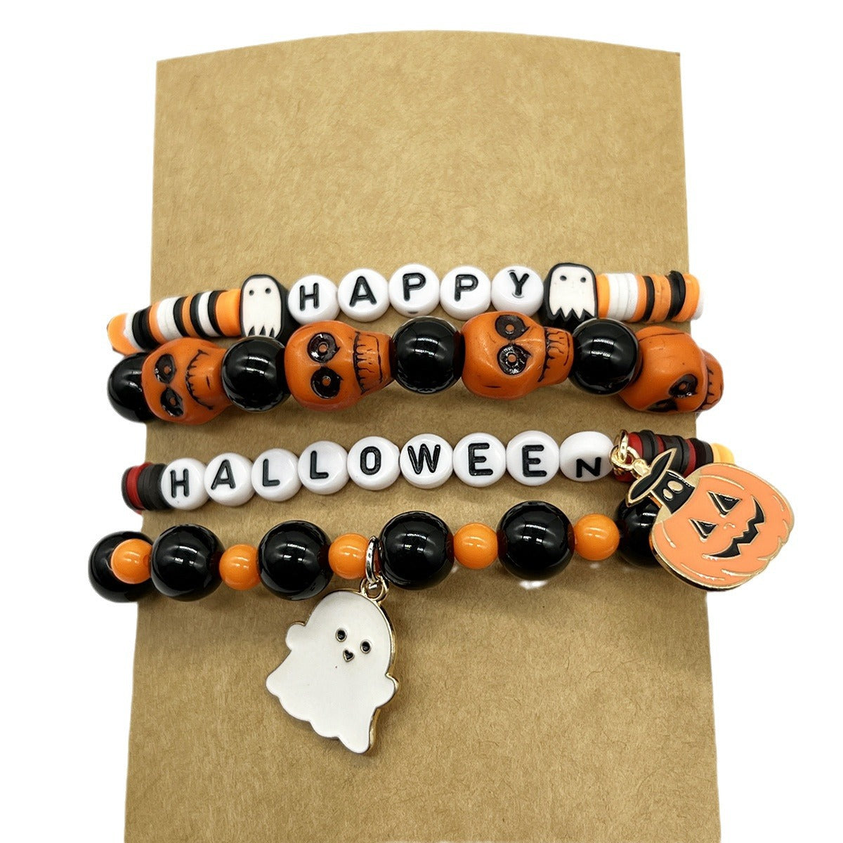 Wholesale Halloween Stretch Multi-layer Bracelet Set ACC-BT-Nanh004