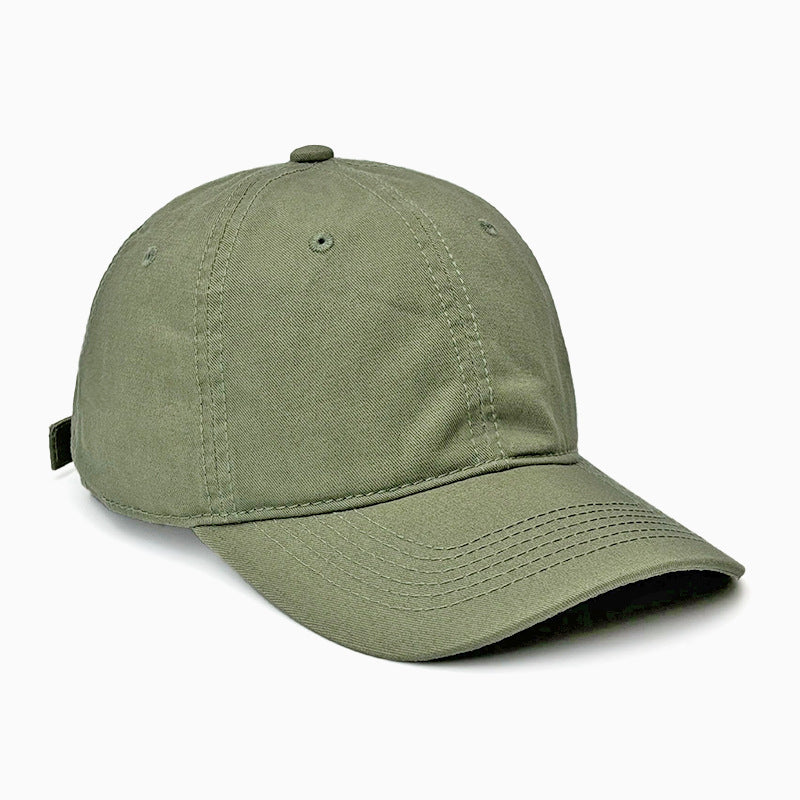 Wholesale  cotton deepened increase cap soft top curved eaves light plate baseball cap