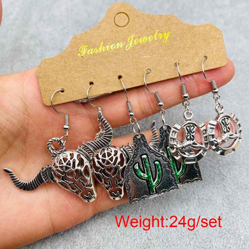 Wholesale Western style Western Cowboy Series Earring