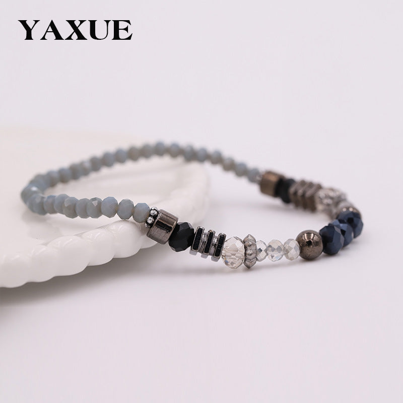 Wholesale  Ethnic Style Glass Beads Hand-Beaded Personalized Simple Women' s Bracelets