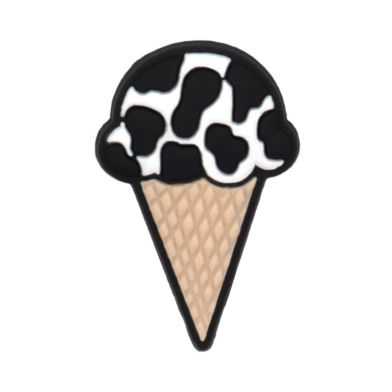 Wholesale Random 100pcs Leopard Print Series Shoes Accessories Shoes Charms