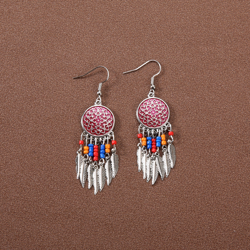 Wholesale Retro Bohemian Ethnic Style Earrings Tassel Earrings ACC-ES-Gumi005