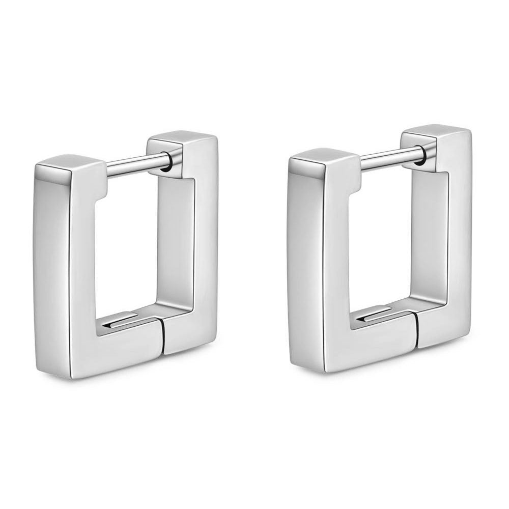 Wholesale 18K Golden U-shaped Earrings Geometric Stainless Steel Fashion Earrings