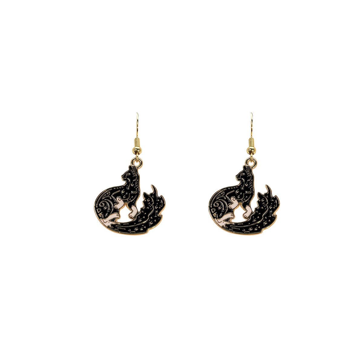 Wholesale Halloween Cat  Earrings