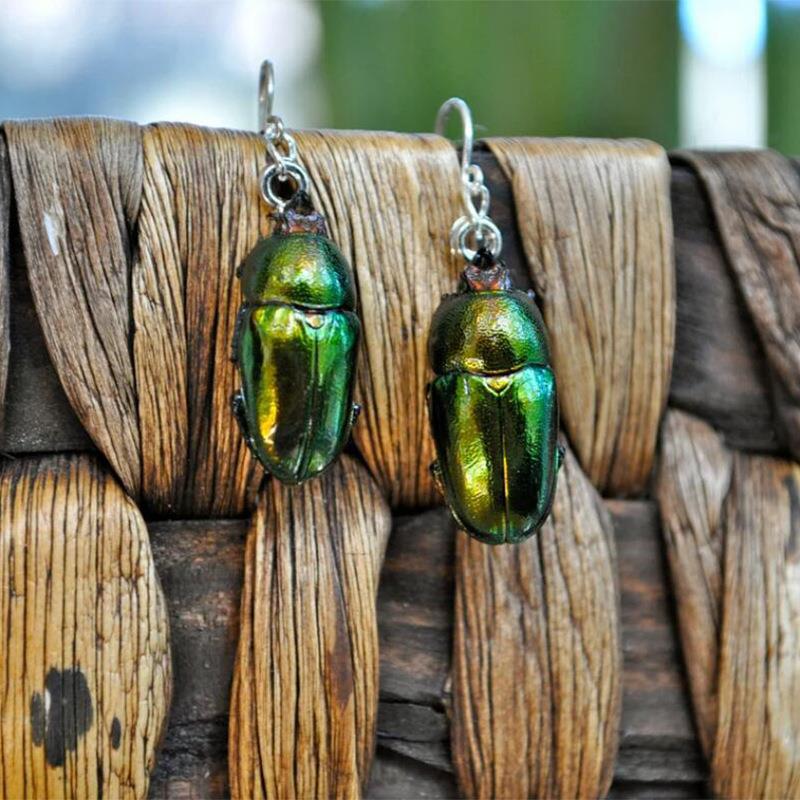 Wholesale Retro Beetle Alloy Earrings – Trendy Insect Jewelry for Party Wear