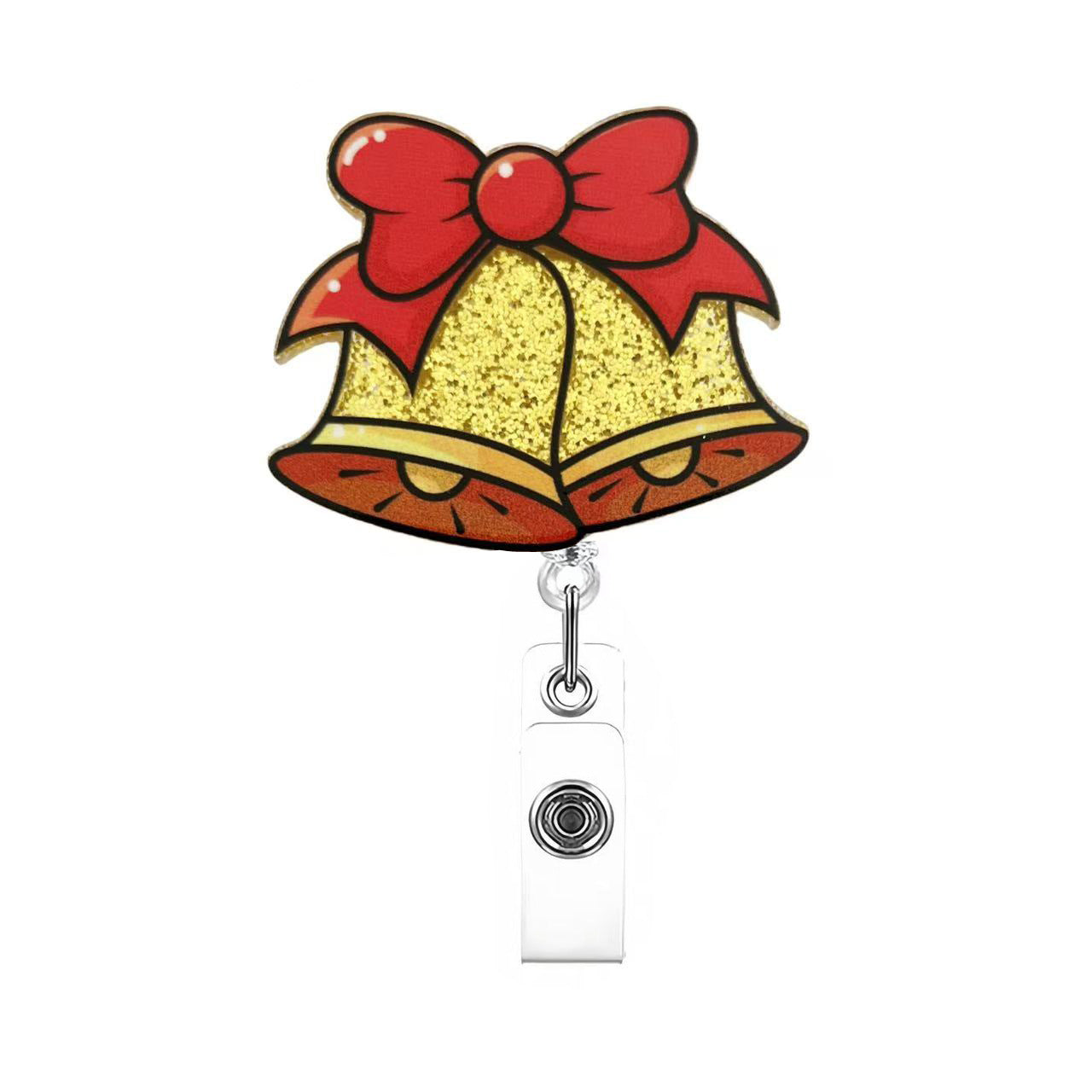 Wholesale Acrylic Christmas Cartoon Medical Staff Name Badge Clip Badge Reels