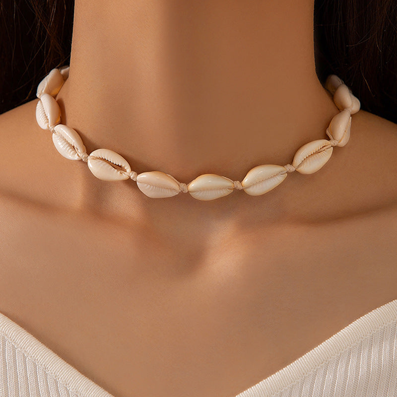 Wholesale Vintage Beaded Necklace Beach Starfish Shell Necklace ACC-NE-YongGe001