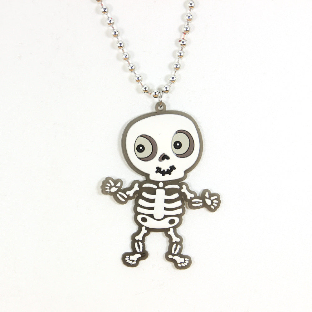 Wholesale Halloween Ghost PVC Necklaces ACC-NE-Shengh001