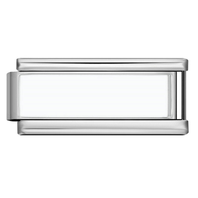 Wholesale Italian Charm Bracelet 9mm DIY Long Strip Stamping Series   Creative Stainless Steel Composable Bracelet