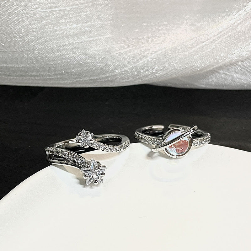 Wholesale  Open Adjustable Diamond Ring  Luxury Rings