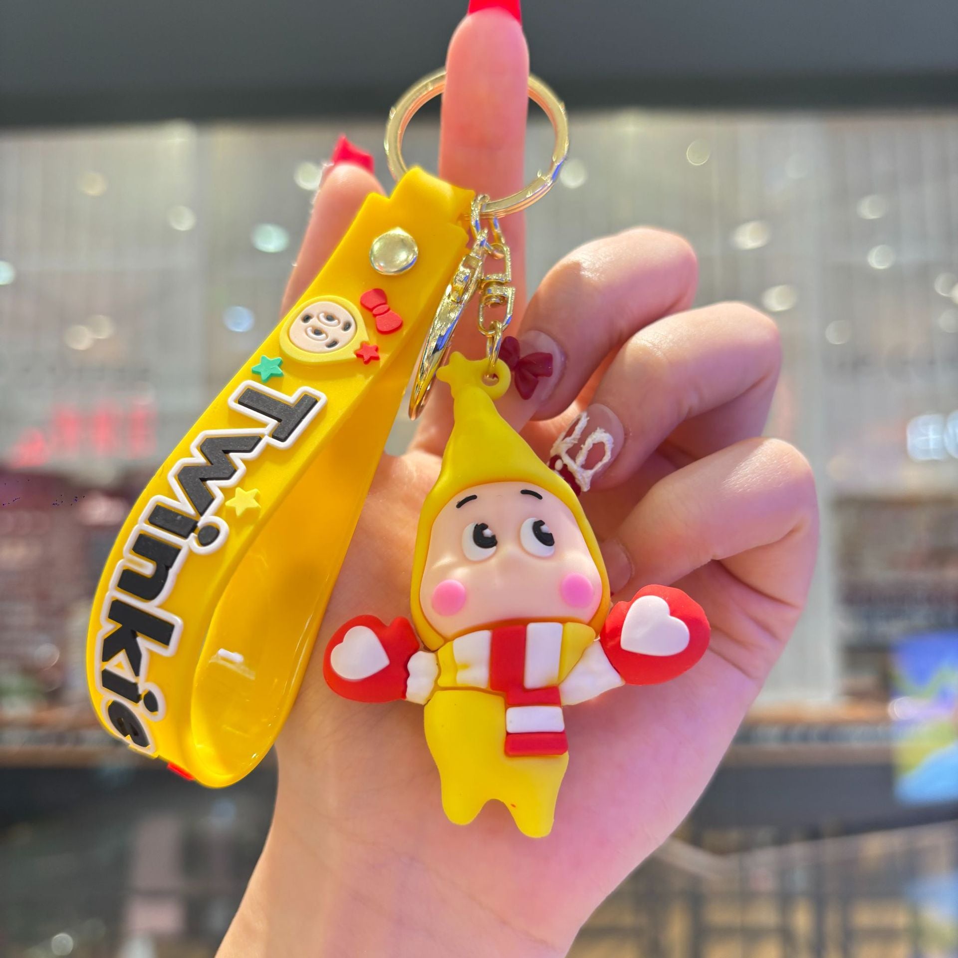 Wholesale PVC Cartoon Star Character Keychain Car Key Bag Charm Gift