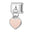 Wholesale Italian Charm Bracelet 9mm DIY Splicing Pendant Heart Shape Stainless Steel Composable Bracelet