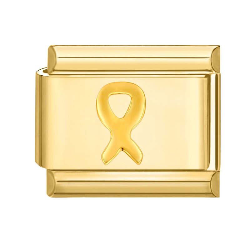 Wholesale Italian Charm Bracelet 9mm DIY Creative Gold Base Stainless Steel Composable Bracelet