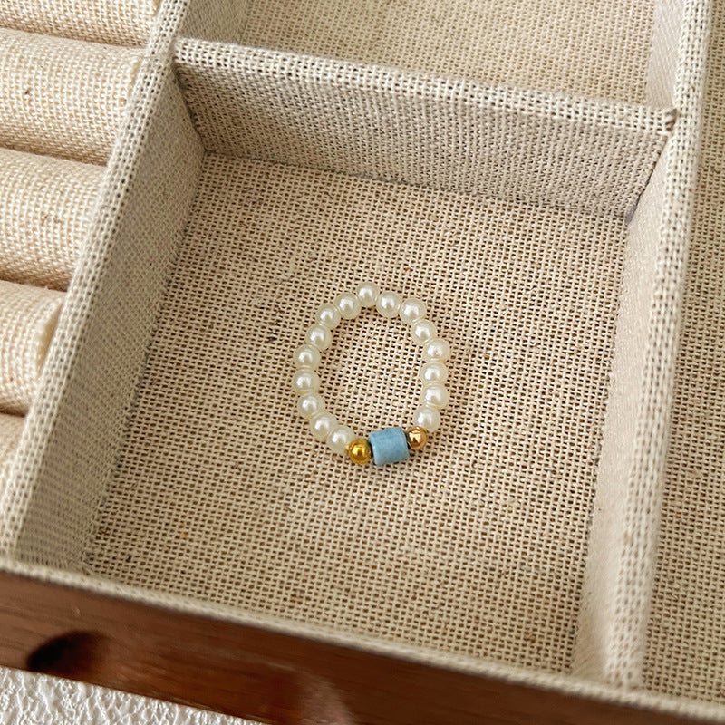 Wholesale  Personalized Beaded Index Finger Ring