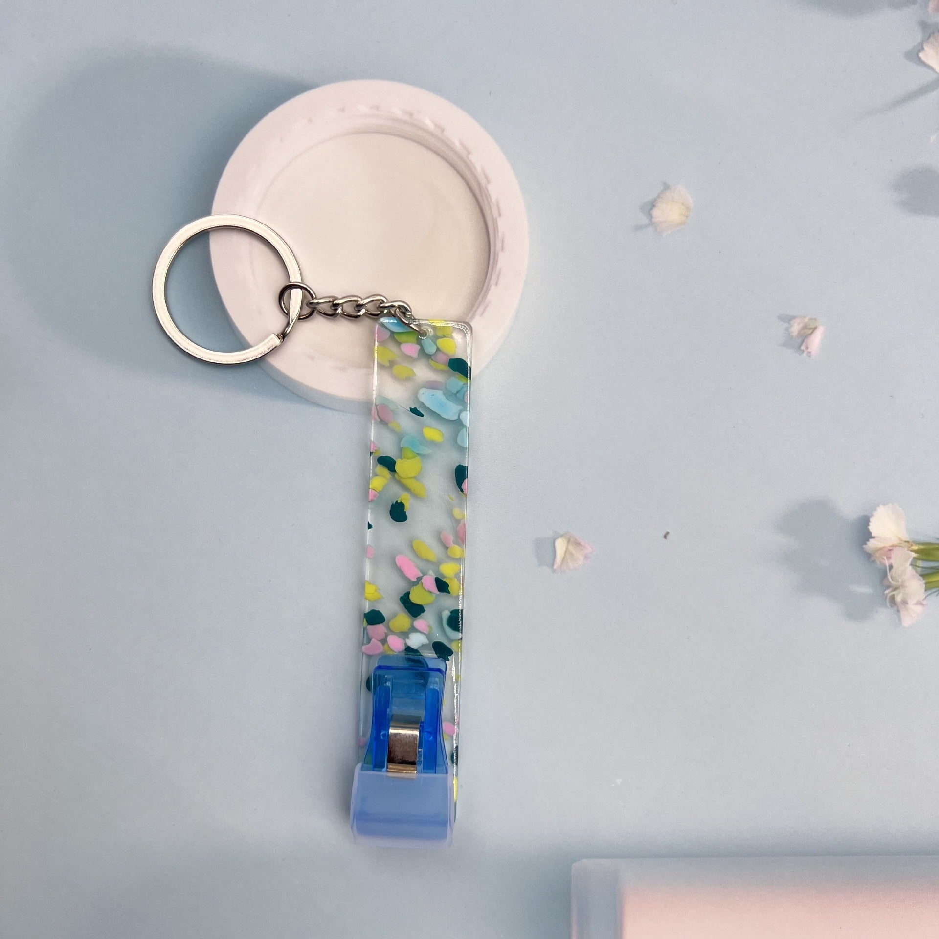 Wholesale ATM Contactless Card Reader Long Nail Card Reader Fur Ball Keychain ACC-KC-JinHao002