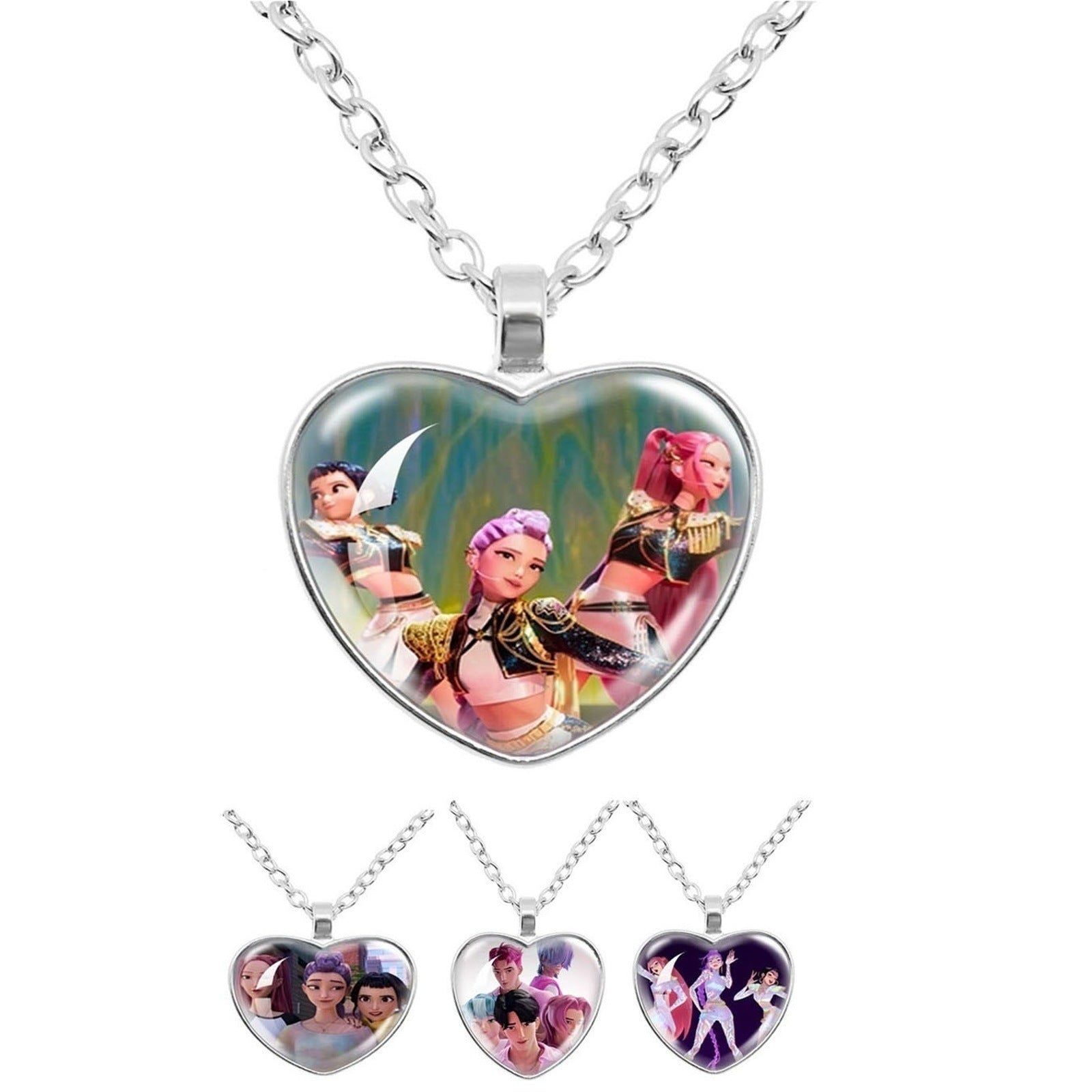 Wholesale  Kpop  Heart Necklace ACCVIP