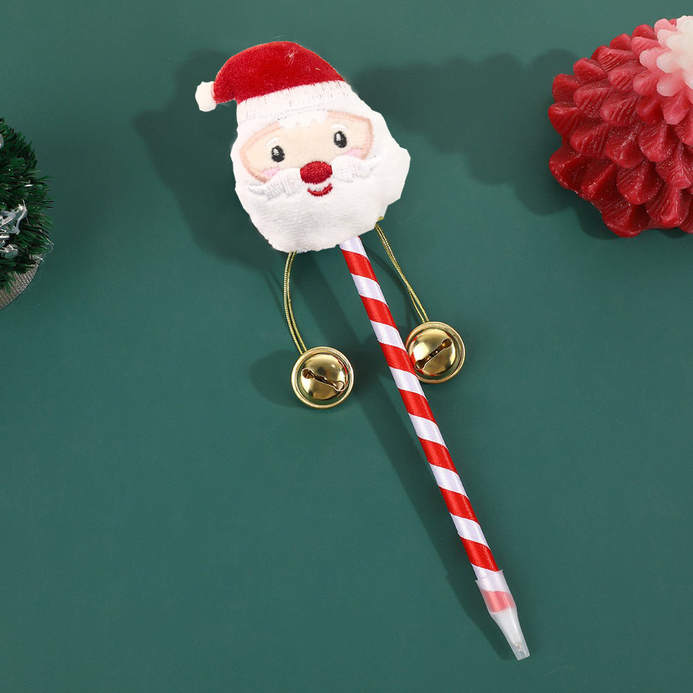 Wholesale Christmas plush doll ballpoint pen