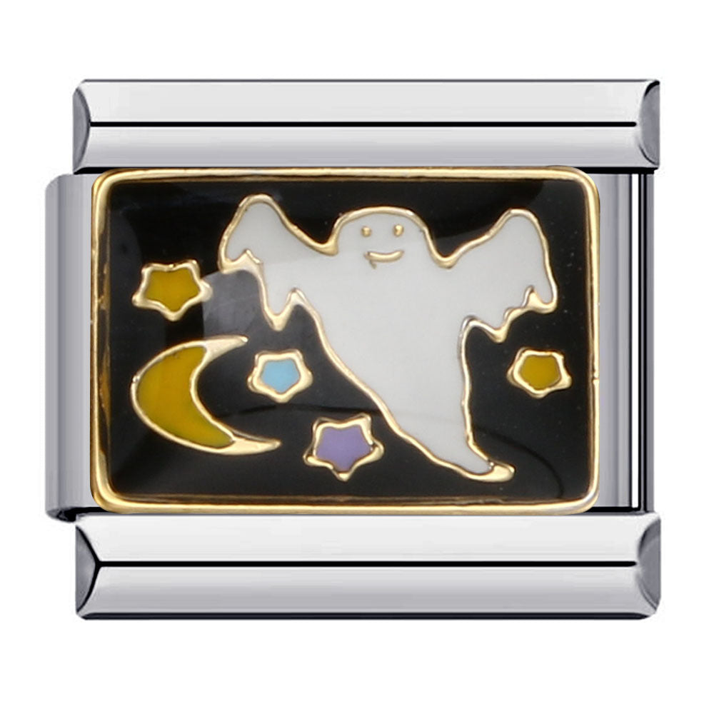 Wholesale   Module Bracelet Titanium Steel Welding Oil Dropping Dark Black Pattern