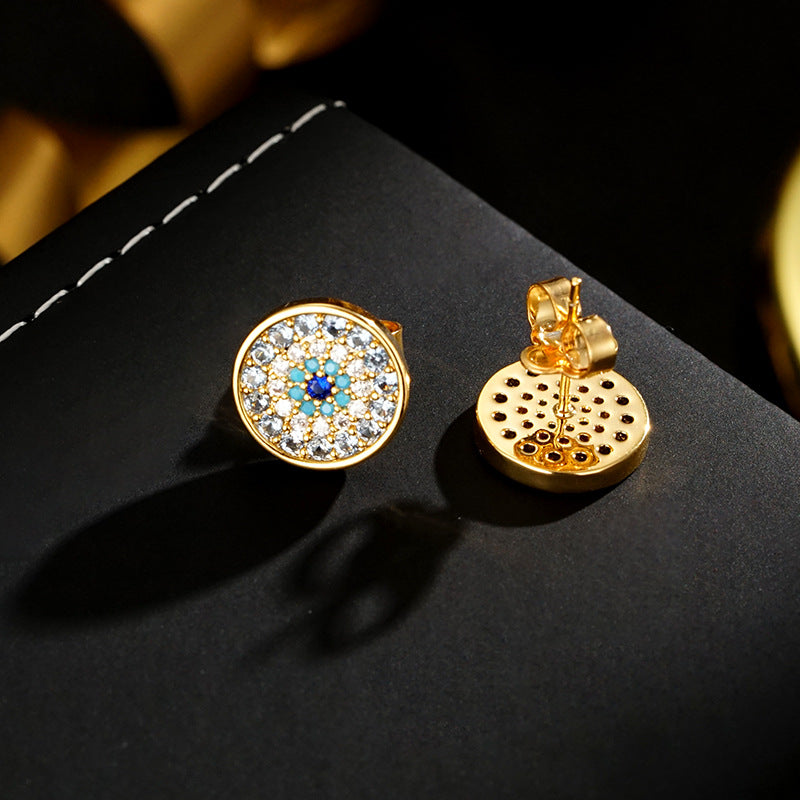 Wholesale  Retro Zircon Earrings Luxury Earrings
