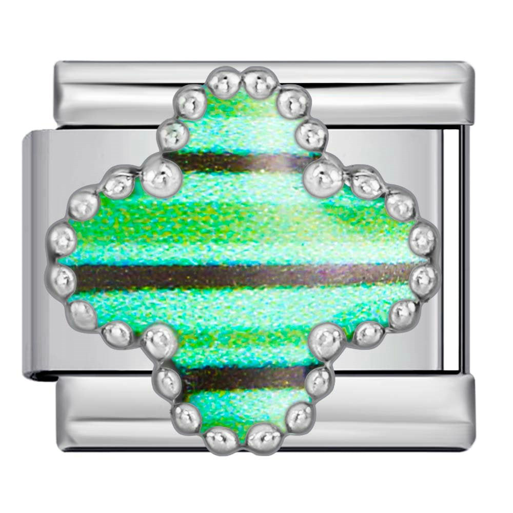 Wholesale 9mm Italian Charm Starter Bracelets DIY Four Leaf Clover Stainless Steel Composable Bracelet