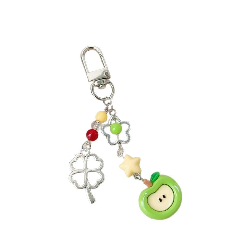 Wholesale Cute cartoon apple keychain