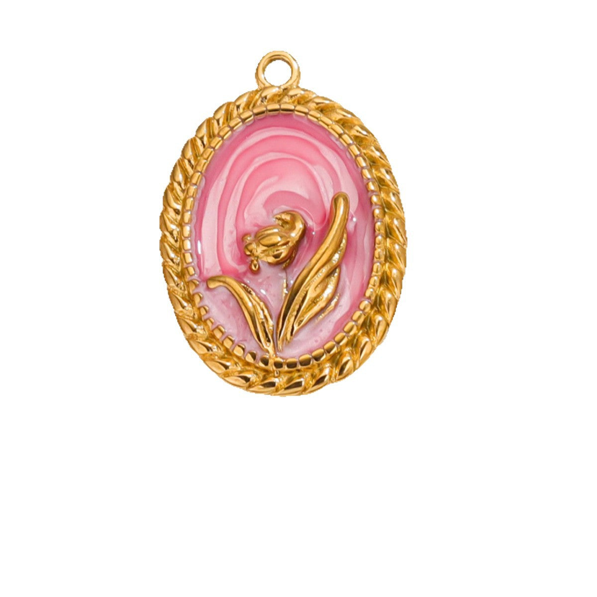 Wholesale Stainless Steel  Pearl Pendant Oil Drop Key Lock Pendant