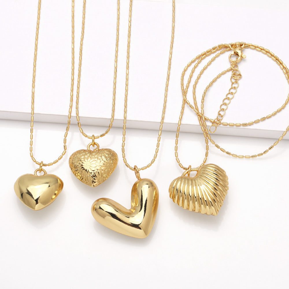 Wholesale love copper plated Valentine's Day chain
