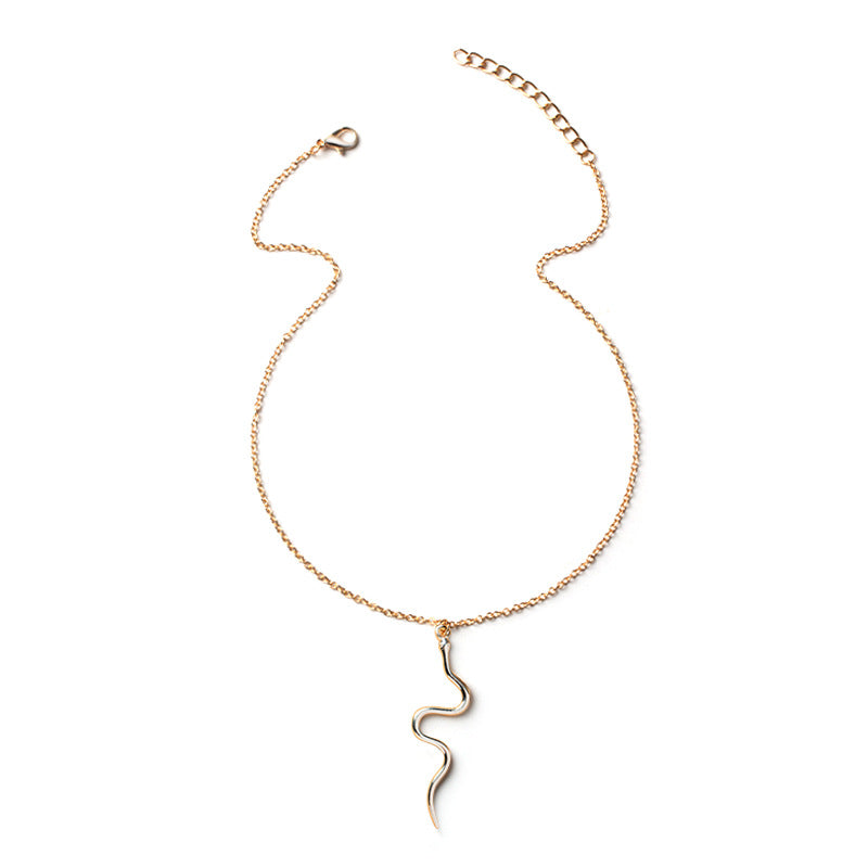 Wholesale plating snake necklace